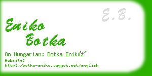 eniko botka business card